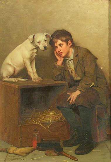 John George Brown Sympathy oil painting picture